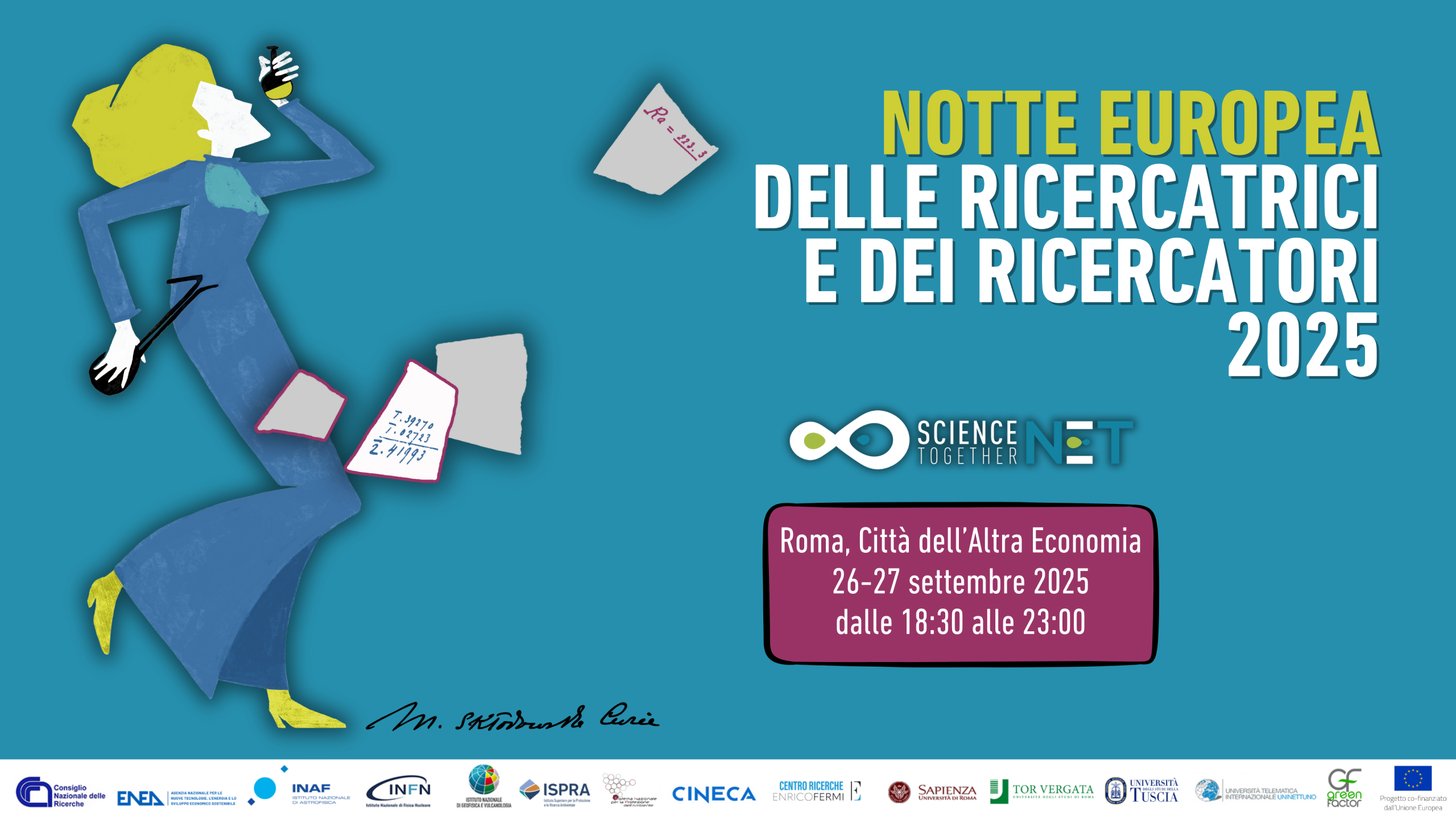 Spettacoli scientifici, laboratori aperti, esperimenti per tutti: torna domani la Notte Europea dei Ricercatori 2025 [Comunicato stampa MUR]