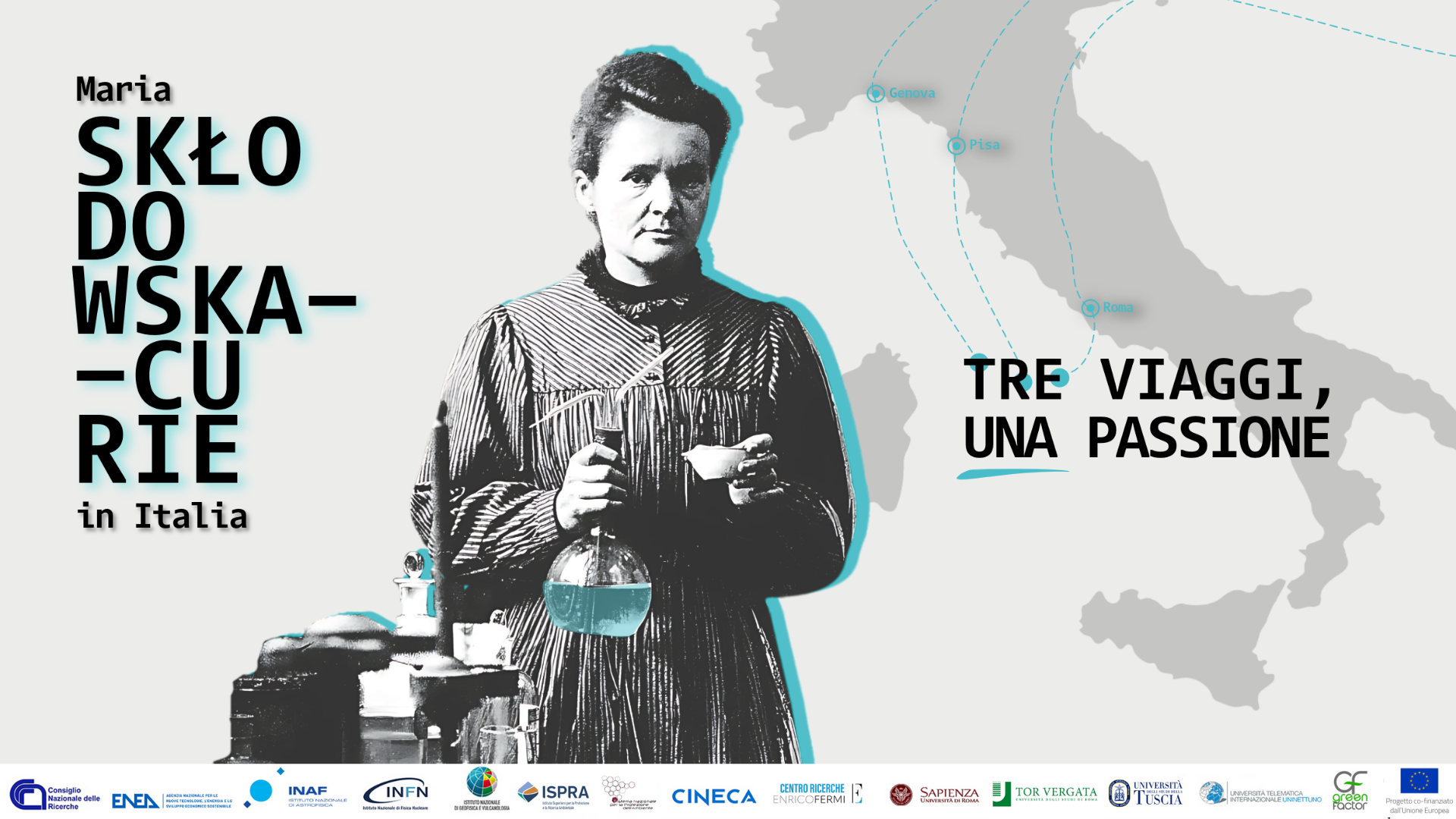 Maria Skłodowska-Curie in Italia: tre viaggi, una passione